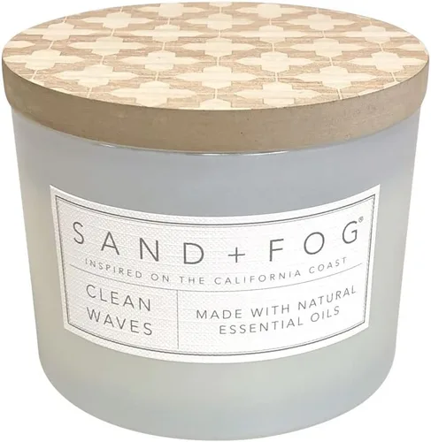 Miniatura 33 de Sand + Fog Vela aromática - Calabaza y Clavo – Fragancias y tamaños adicionales – Mecha 100% de algodón sin plomo - Velas de lujo en tarro