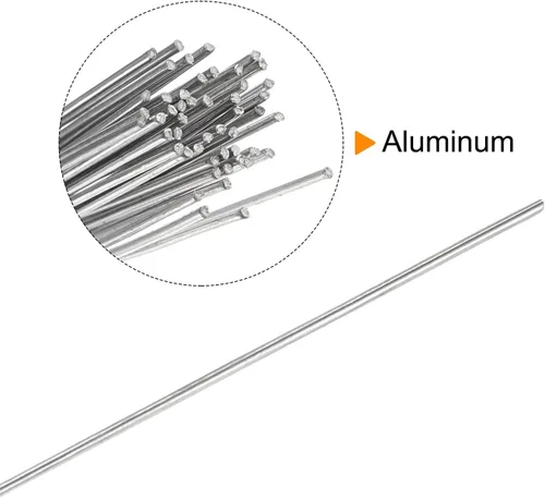 Miniatura 3 de uxcell Varillas de soldadura de aluminio, alambre de soldadura de aluminio, herramienta de reparación multiusos de 1/16 x 12.99 pulgadas, 30 piezas