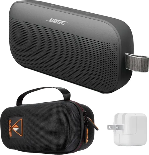 Bose SoundLink Flex Altavoz Bluetooth portátil (2.ª generación), altavoz para exteriores con audio de alta fidelidad, hasta 12 horas de batería,