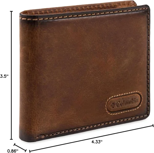 Miniatura 43 de Columbia Billetera plegable para hombre, múltiples ranuras para tarjetas, ventana de identificación