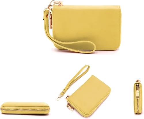 Miniatura 3 de LOVESOME Cartera pequeña con cremallera alrededor de la muñeca para mujer