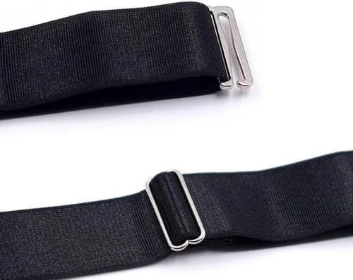 Miniatura 4 de 1 par de correas elásticas ajustables para sujetar camisas y camisas