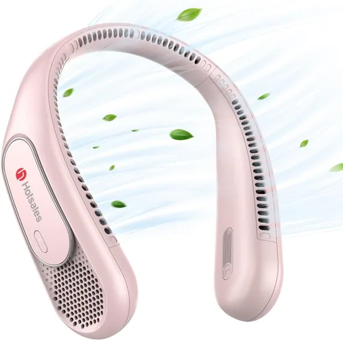 Miniatura 14 de Hotsales Ventilador de cuello, manos libres, sin aspas, portátil, recargable, funciona con batería de 6000 mAh, ventilador personal portátil