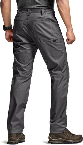 Miniatura 147 de CQR – Pantalones tácticos elásticos tipo cargo para hombre, resistentes al agua, de tela ripstop (antidesgarros), ligeros, ideales para uso diario