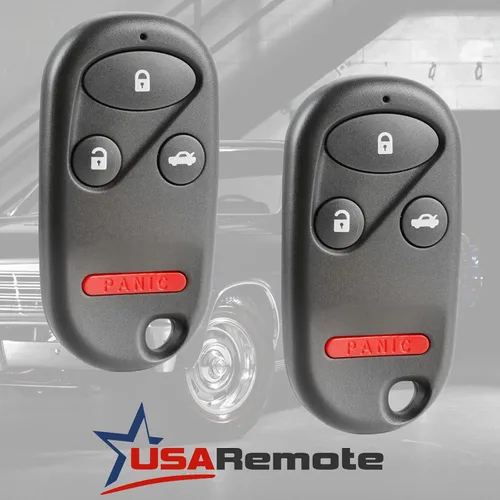 Miniatura 2 de Llavero compatible con Honda CR-V 2002 2003 2004 control remoto de entrada sin llave (OUCG8D-344H-A), juego de 2