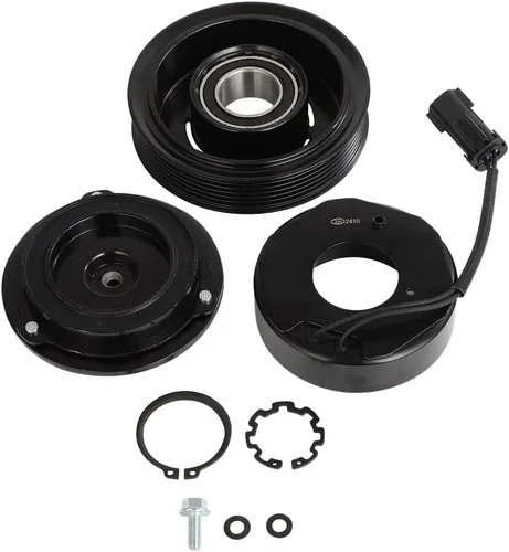 Miniatura 24 de cciyu Embrague del compresor del aire acondicionado para Ford Focus 2.0L 2000-2002 Asamblea de compresores de reparación de automóviles 57162 58162