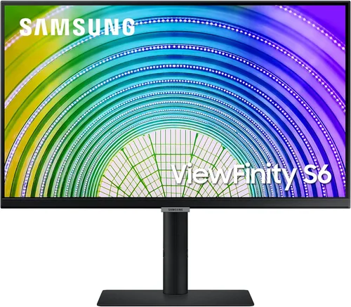 Samsung Serie S60UA Monitor de computadora QHD 2540x1440 de 24 pulgadas, IPS 75 Hz HDR10 USB-C, DP Daisy Chain, HDMI, USB 3.0 Hub 3 años WRNTY
