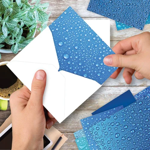 Miniatura 6 de The Best Card Company - 10 tarjetas en caja para todas las ocasiones con sobres (4 x 5.12 pulgadas) - Coloridas, divertidas tarjetas de notas