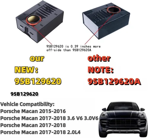 Miniatura 2 de GETOPAUTO 95B129620 Filtro de aire de motor compatible con PORSCHE MACAN 2014 2015 2016 2017 2018 2.0L 3.0L 3.6L