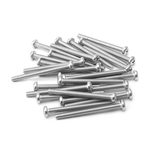 Miniatura 49 de MroMax 5 tornillos de máquina Phillips de cabeza plana M8 x 0.984 in, acero inoxidable 304 18-8, rosca completa, tornillos de cabeza cruzada gris
