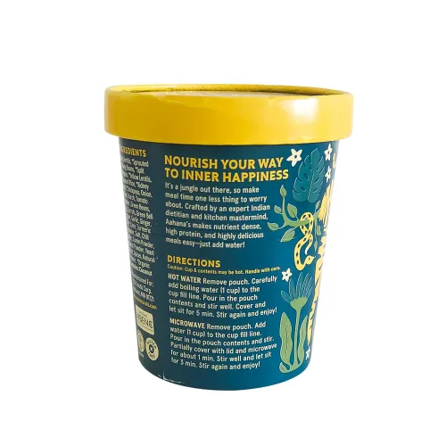 Miniatura 4 de Aahana's Bombay Masala - Cuenco de arroz y lentejas Kitchari, comidas veganas, sin gluten, Kosher, a base de plantas, comidas listas para comer