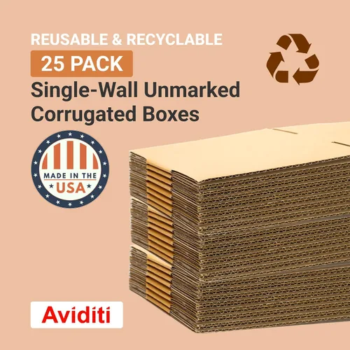 Miniatura 3 de BOX USA - Cajas de cartón corrugado largas de 6 x 3 x 3 pulgadas, 6 pulgadas de largo x 3 pulgadas de ancho x 3 pulgadas de alto, paquete de 25
