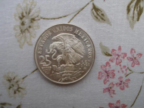 Miniatura 2 de MONEDA 25 PESOS PLATA LEY O.720 (JUEGOS DE LA XIX OLIMPIADA MÉXICO 1968)
