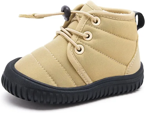 Miniatura 99 de BMCiTYBM Botas de nieve de invierno para bebés y niños pequeños, de piel sintética, cálidas, antideslizantes, zapatos para primeros pasos