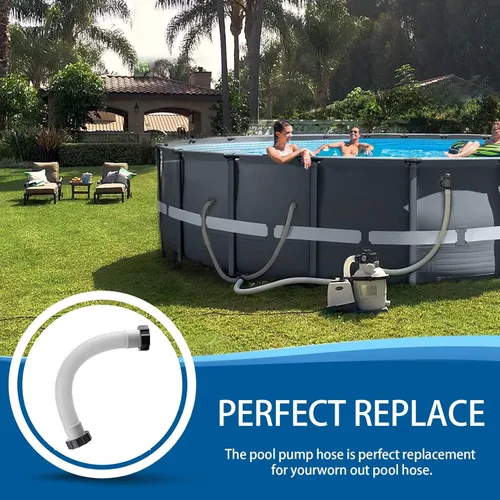 Miniatura 7 de Reemplazo de manguera de bomba de filtro de arena de piscina de 14 pulgadas para bombas de filtro de arena Intex y sistemas de agua salada, manguera