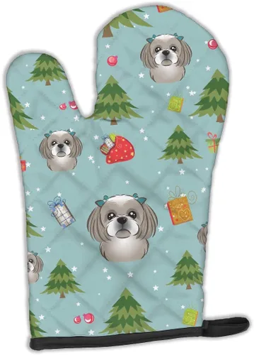 Miniatura 15 de Caroline's Treasures BB4020OVMT Dog House Collection Border Collie - Guante de horno grueso resistente al calor para sartenes calientes y horno