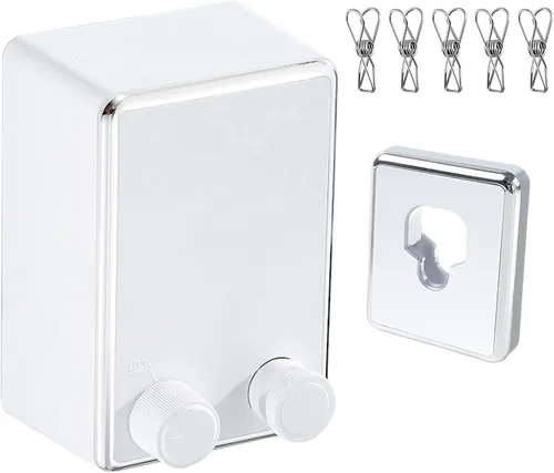 Miniatura 11 de Línea de ropa retráctil que retrae al aire libre interior,Anti Flacidez Impermeable Bloqueo Mejora Gris W-anti Sag-gris