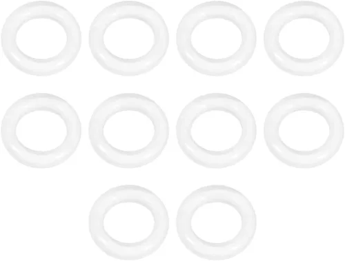 Miniatura 10 de uxcell Junta tórica de silicona, 0.236 in de diámetro exterior, 0.079 in de diámetro interior, 0.079 in de ancho, junta de anillos de sellado VMQ