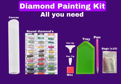 Miniatura 3 de 3DKOR Kit de pintura de diamante Pop Singer para adultos, kit de arte de diamantes 5D Tay para adultos, kit de manualidades de bordado de diamantes