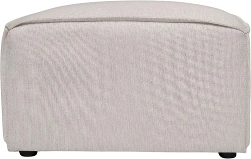Miniatura 9 de Flash Furniture Bridgetown - Módulo otomano de tela para sofá seccional, sofá modular personalizable, otomano, color crema