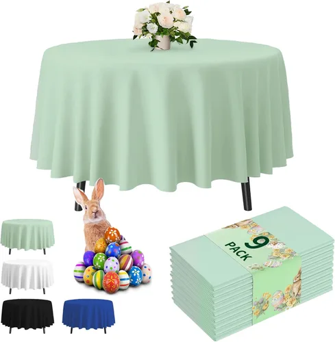 Miniatura 27 de Fixwal Mantel de plástico negro desechable de 54 x 108 pulgadas, mantel rectangular impermeable, paquete de 5 para graduación, decoración de fiesta