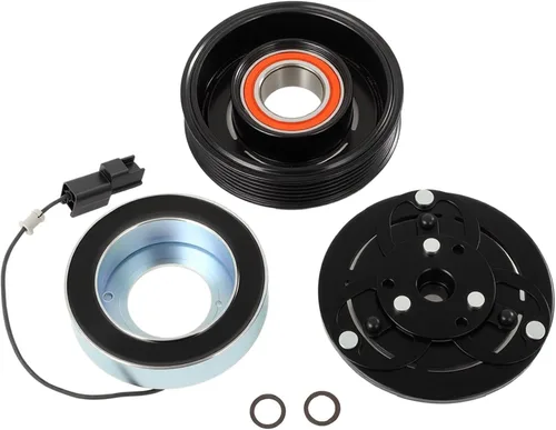 Miniatura 16 de CCIYU Embrague del compresor de CA para el coche 2001 2002 2003 2004 2005-2006 para Hyundai Santa Fe 2.7L Aire acondicionado compresor embrague