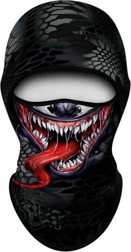 Miniatura 210 de Obacle Pasamontañas para hombres y mujeres, para invierno, clima frío, esquí, ciclismo, caza