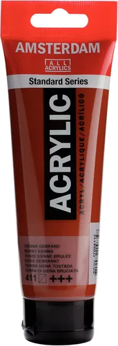 Miniatura 13 de Amsterdam Serie Estándar Tubo de Pintura Acrílica 120ml Azo Naranja 276 (17092762)