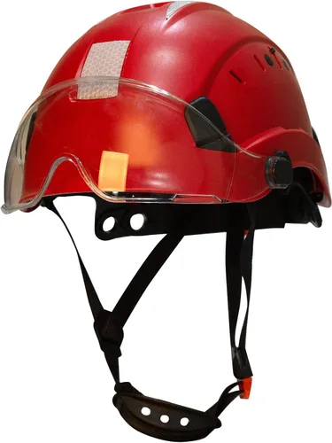 Miniatura 11 de Casco duro negro con calcomanías reflectantes ANSI Z89.1, aprobado por ANSI Z89.1, ajustable, 6 puntos, suspensiones, visera retráctil para Negro 01