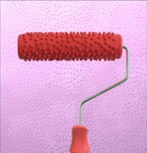 Miniatura 11 de canjoyn Rodillo de goma decorativo de 7 "DIY modelado rodillo de pintura con mango de plástico Modelo AE3