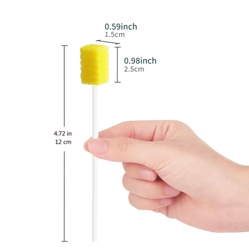 Miniatura 2 de Hisopos orales desechables (amarillo-250PCS)