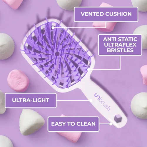 Miniatura 6 de FHI Heat UNbrush Plus — Cepillo para cabello rizado para desenredar suave y eficazmente el cabello húmedo o seco y frágil — Cepillo desenredante