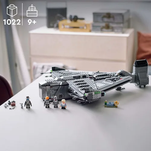 Miniatura 2 de LEGO Star Wars The Justifier 75323, nave estelar de juguete construible con minifigura de Cad Bane y figura de droide Todo 360, conjunto de The Bad