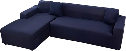 Miniatura 16 de Fundas para sofá modular, 2 piezas, funda de sofá de alta elasticidad en forma de L para 5 y 6 plazas, funda de sofá de tela de elastano