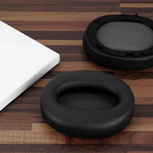 Miniatura 4 de Geekria Almohadillas de repuesto para auriculares Edifier W820NB, piezas de reparación (negro)