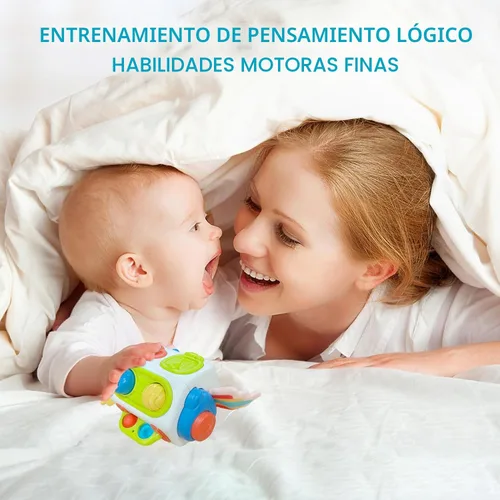 Miniatura 4 de Cubo de Actividades para Niños Pequeños de 1 Año, Juguetes Montessori para 1 Año - Regalos Ideales para Niños y Niñas de 1 Año - Juguetes de Viaje