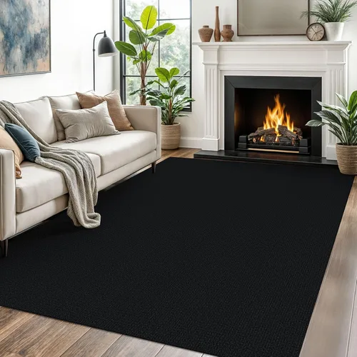 Miniatura 143 de EARTHALL Alfombra pequeña de 2 x 3 pies, lavable para entrada, antideslizante, trenzada, alfombra para puerta interior y exterior, alfombra tejida