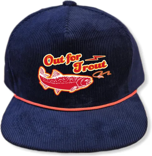 Miniatura 39 de ThatsRad Out for Trout Corduroy Snapback Sombrero Gorra Pesca con Mosca Pescador