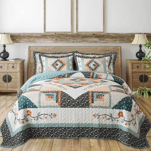 Miniatura 6 de BEDIFANY 2 fundas de almohada florales con relleno de algodón, fundas de cojín decorativas neutrales para sofá, dormitorio, sala de estar