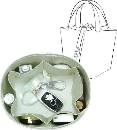 Miniatura 16 de Se adapta a Picotin 18 bolsas, inserto organizador de bolso de seda de alta calidad, suave al tacto y ligero, organizador de lujo con caja de regalo