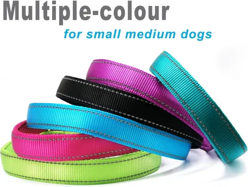 Miniatura 6 de Collar reflectante para perro, collar de perro con lazo para perros de 20 a 38 libras, collares de nailon con acolchado suave para entrenamiento