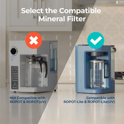 Miniatura 2 de Bluevua Filtros de remineralización de doble paquete, juego de un año para RO100ROPOT-LITE, alcalinos para filtro de ósmosis inversa, remineralizar