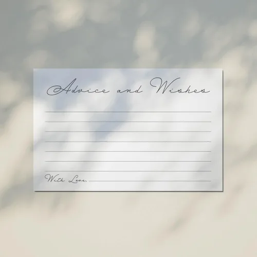 Miniatura 6 de CARDAMONOLY Paquete de 50 tarjetas de consejos y deseos, cartulina sin revestimiento de 6 x 4 para bodas, baby showers, cumpleaños y todas