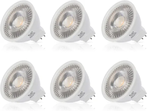 Miniatura 11 de Simba Lighting Bombilla LED MR16 de 3.5 W 12 V (paquete de 10) Repuesto de foco halógeno de 20 W para paisaje, acento, rieles de luz, lámparas