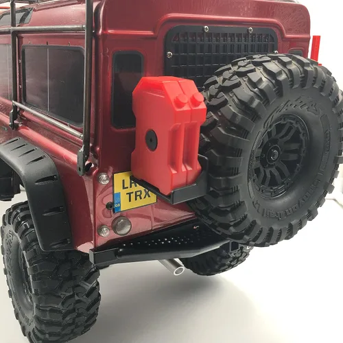 Miniatura 4 de KYX Parachoques trasero de aleación de carreras para 1/10 RC Crawler TRX-4
