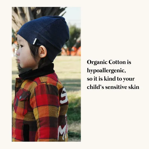 Miniatura 3 de CHARM Gorro orgánico para niños Slouchy algodón para niños