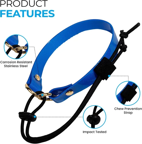 Miniatura 2 de eCollar Correa de repuesto estilo bungee – Collar de poliuretano impermeable compatible con Garmin, Dogtra, SportDOG, Educator