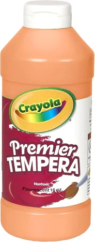 Miniatura 3 de Crayola Pintura de témpera de neón, pintura verde para niños, botella exprimible de 16 onzas