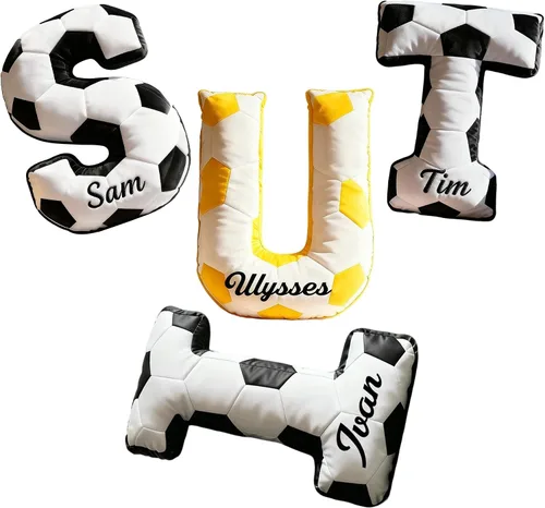 Miniatura 16 de Almohada de béisbol personalizada con monograma con nombre personalizado de letras de béisbol para abrazar, almohadas decorativas de Navidad, cojín