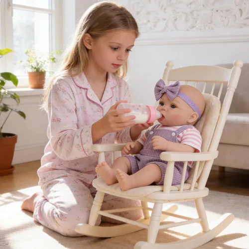 Miniatura 6 de Milidool Muñecas Reborn de bebé realistas para niñas - Muñecas de bebé recién nacidas de 18 pulgadas, cuerpo suave con peso y juguete